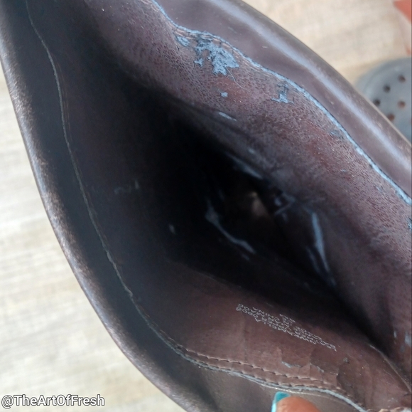 Nine West Vintage Style Kamella Brown Leather Boots - Picture 15 of 16